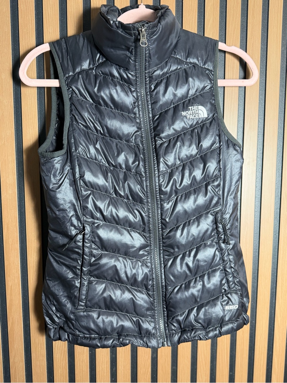 The North Face Black Quilted Insulated Women’s Vest size xs